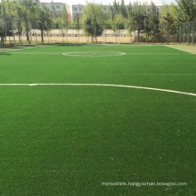 Non infill football courts use artificial grass